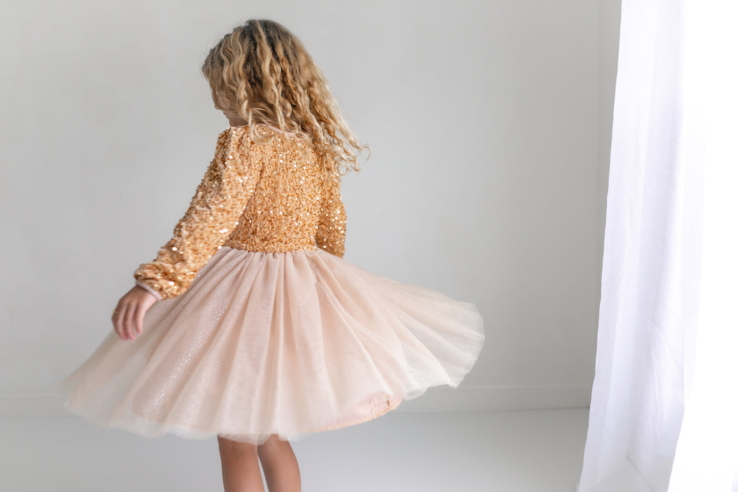 Champaign Sequin Dress