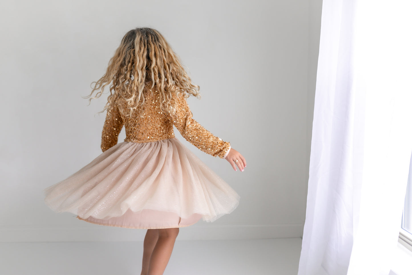 Champaign Sequin Dress