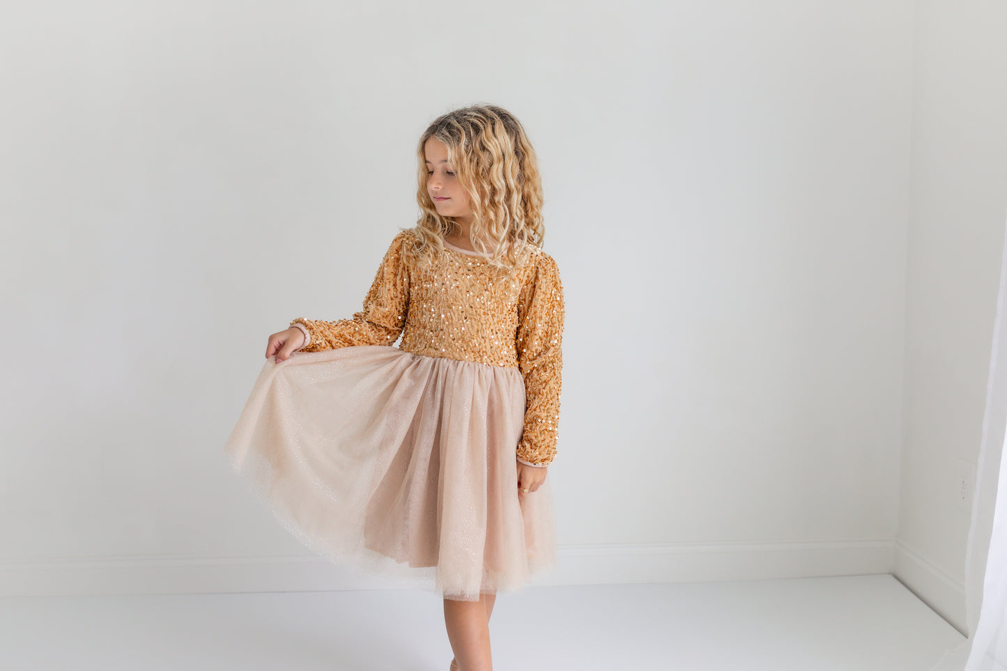 Champaign Sequin Dress