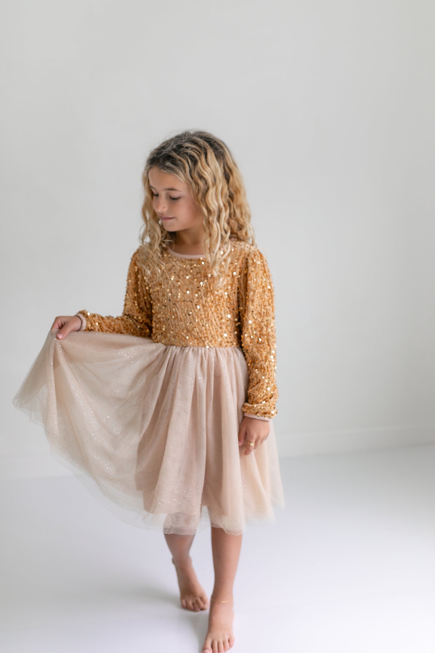 Champaign Sequin Dress