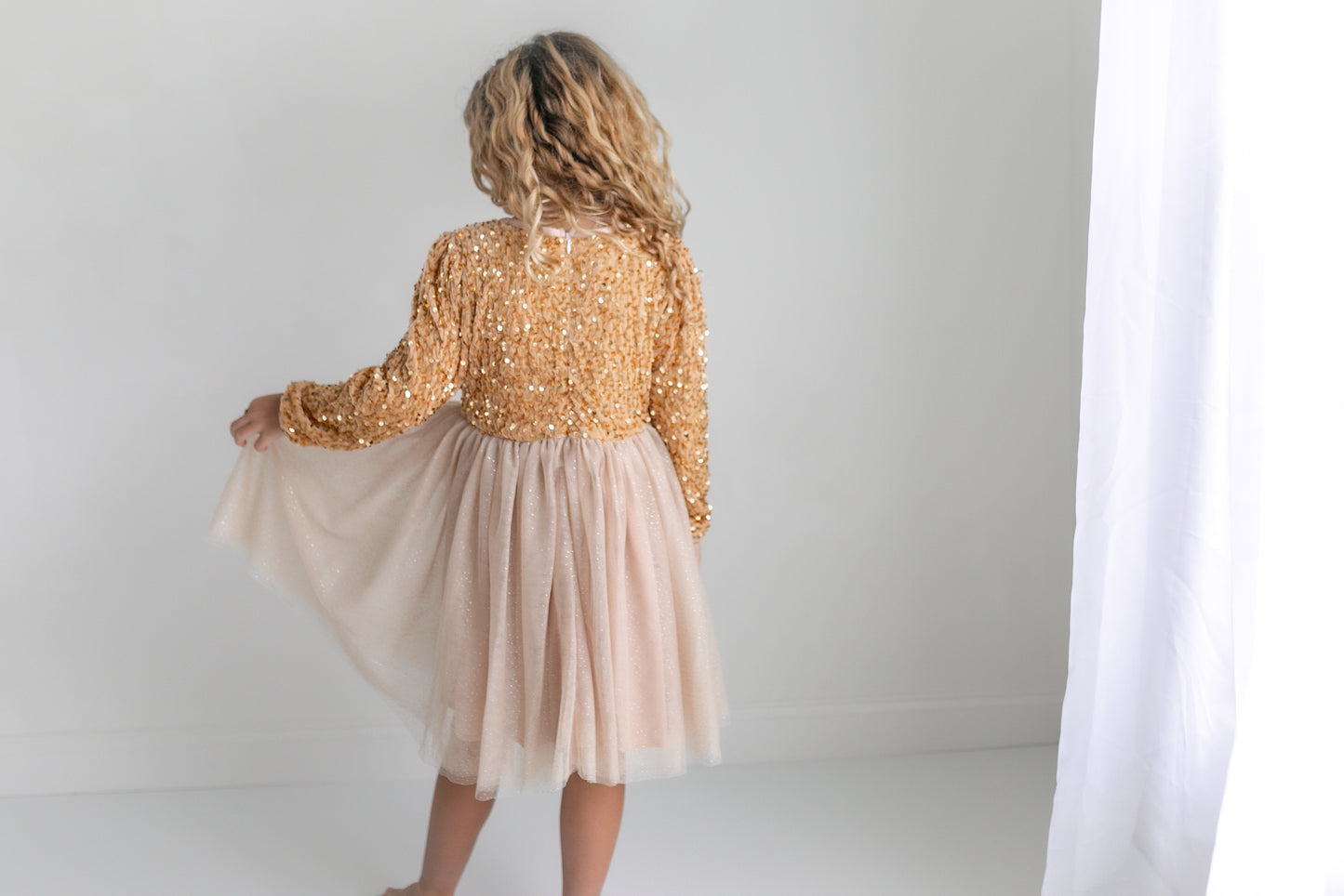 Champaign Sequin Dress