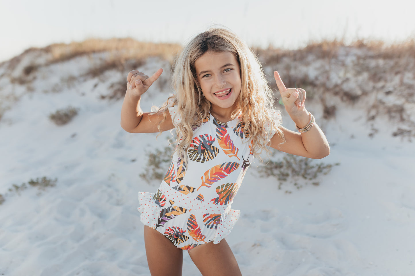 Tropical Leaf Swimsuit
