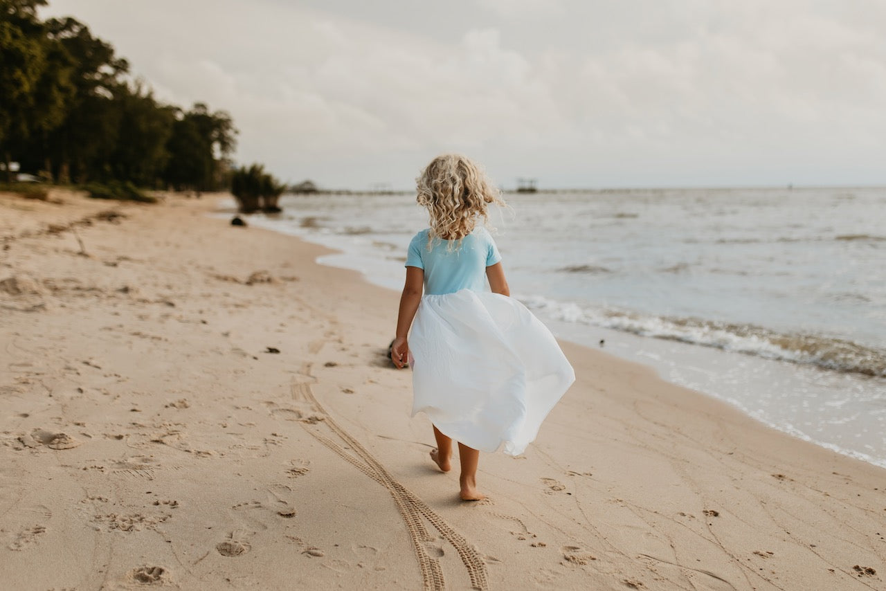 Pastel Blue Rainbow Dress
