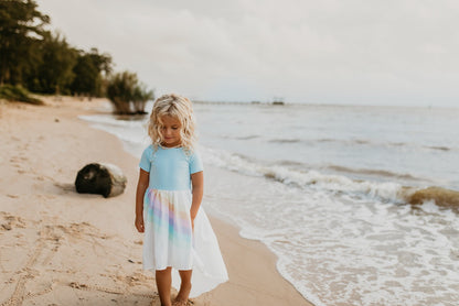 Pastel Blue Rainbow Dress