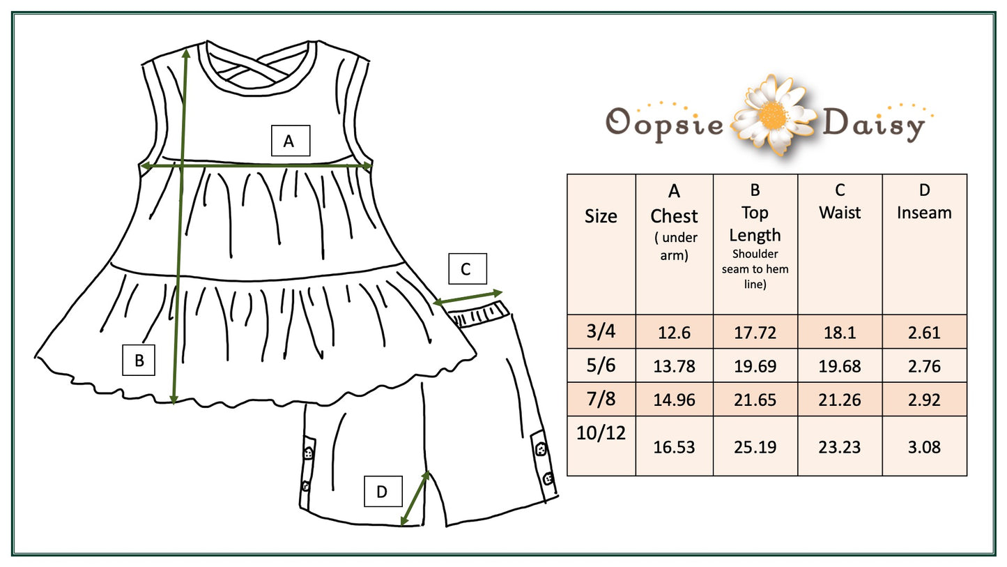 Wild Floral Short Set