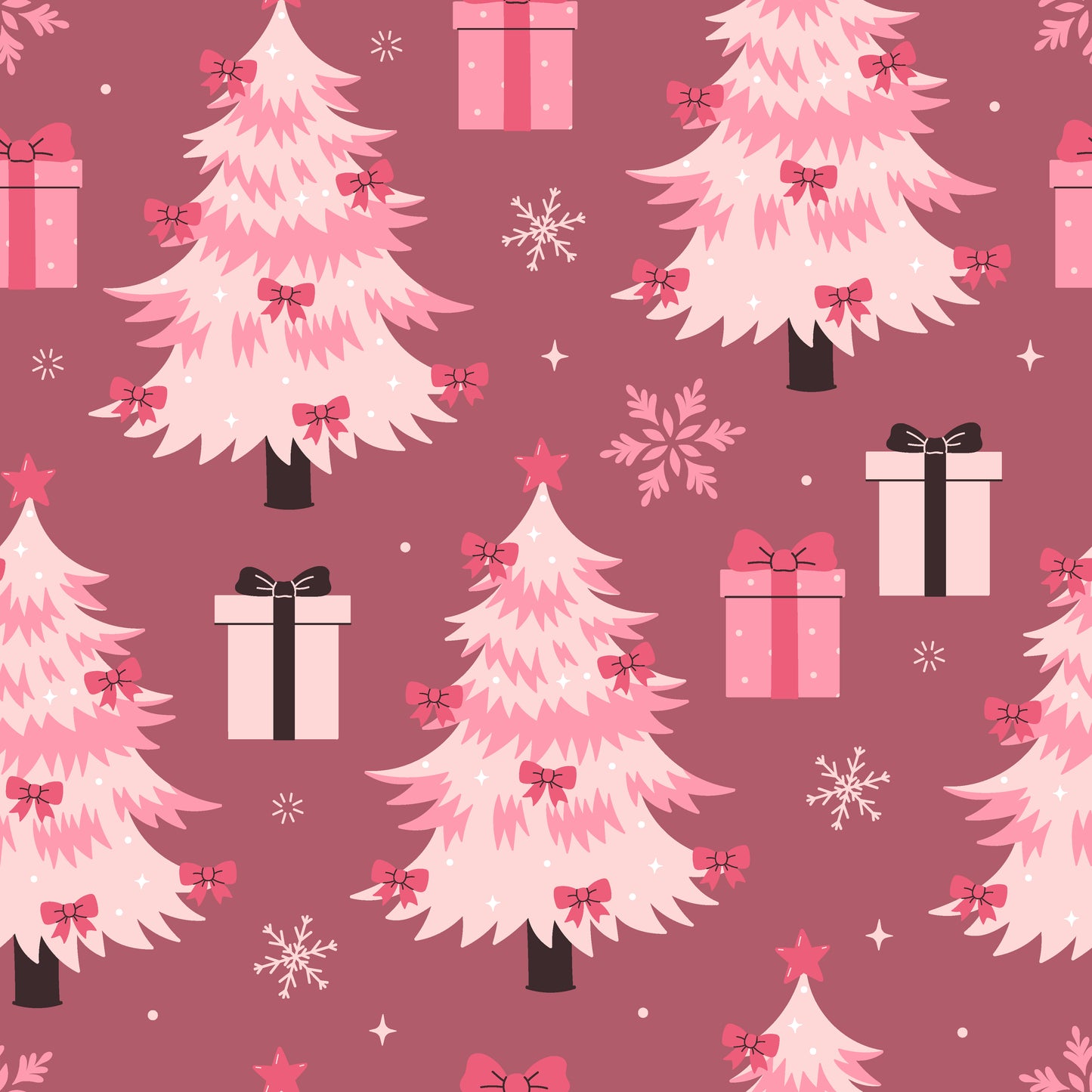 Pink Tree Zip Onesie