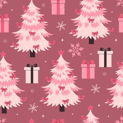 Pink Tree Zip Onesie