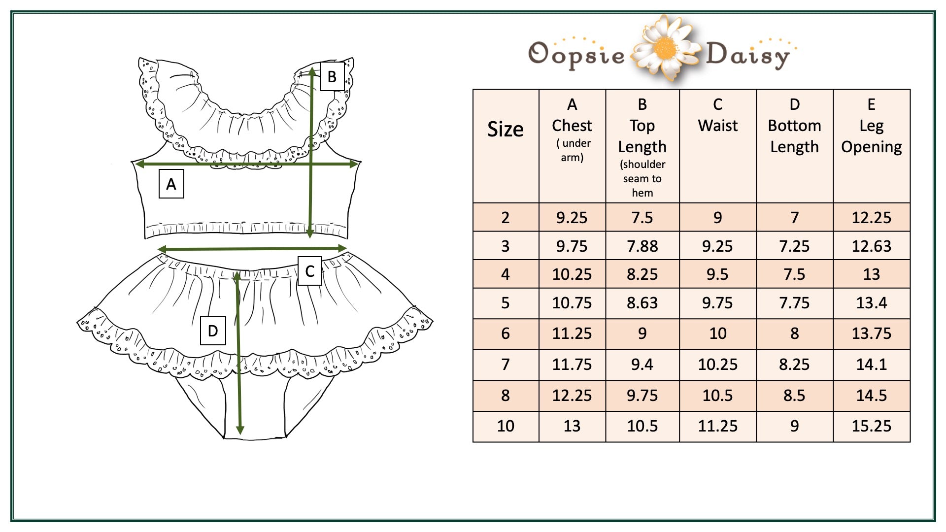 Abby Periwinkle Ruffle 2 Piece Swimsuit – Oopsie Daisy