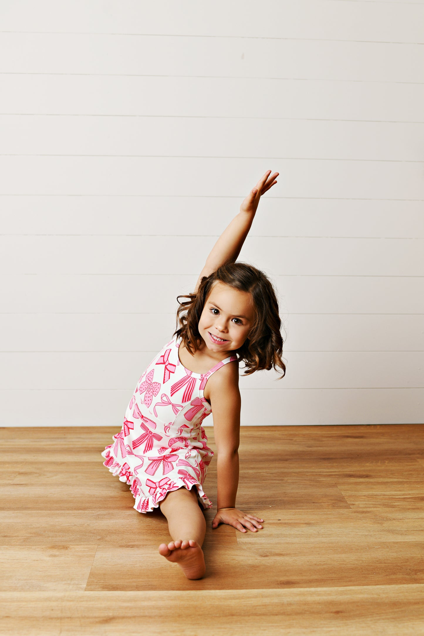 Active Pink Bow Dress