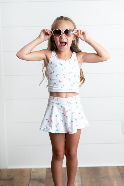 Active Peach Floral Set