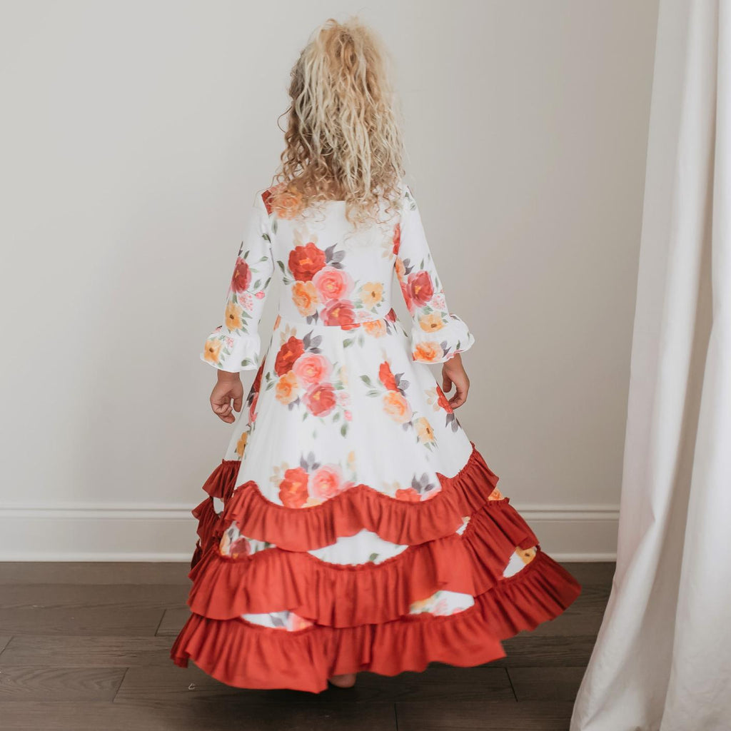 Autumn Ruffles Dress