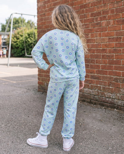 Ava Flower Sweat Set