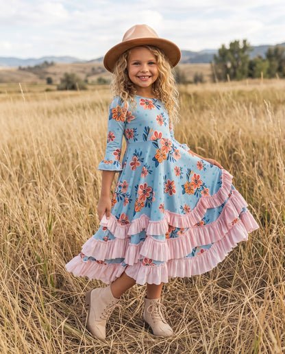 Bella Winter Garden Ruffles Dress
