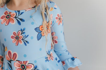 Bella Winter Garden Ruffles Dress