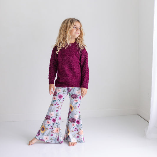 Plum Floral Sage Set