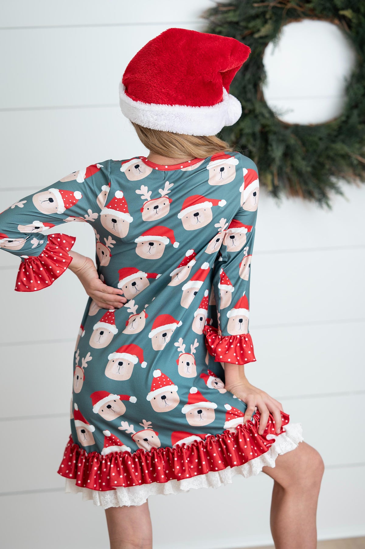Christmas Bear Lounge Gown