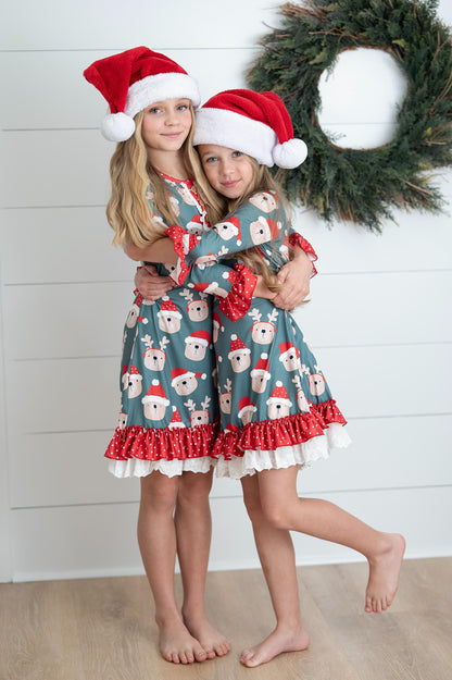 Christmas Bear Lounge Gown