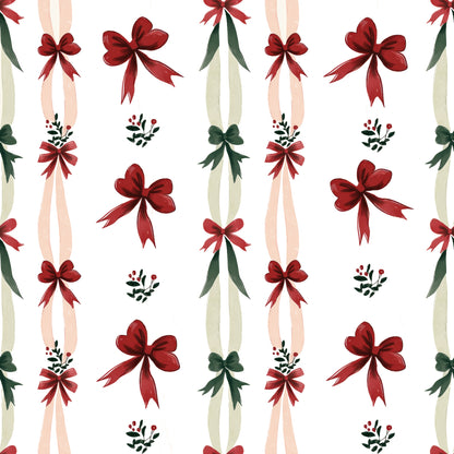 Christmas Bow Lounge Gown