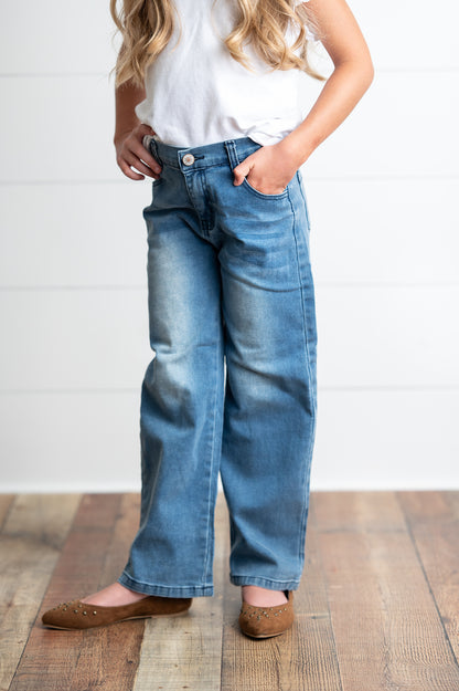Wide Leg Denim Pant