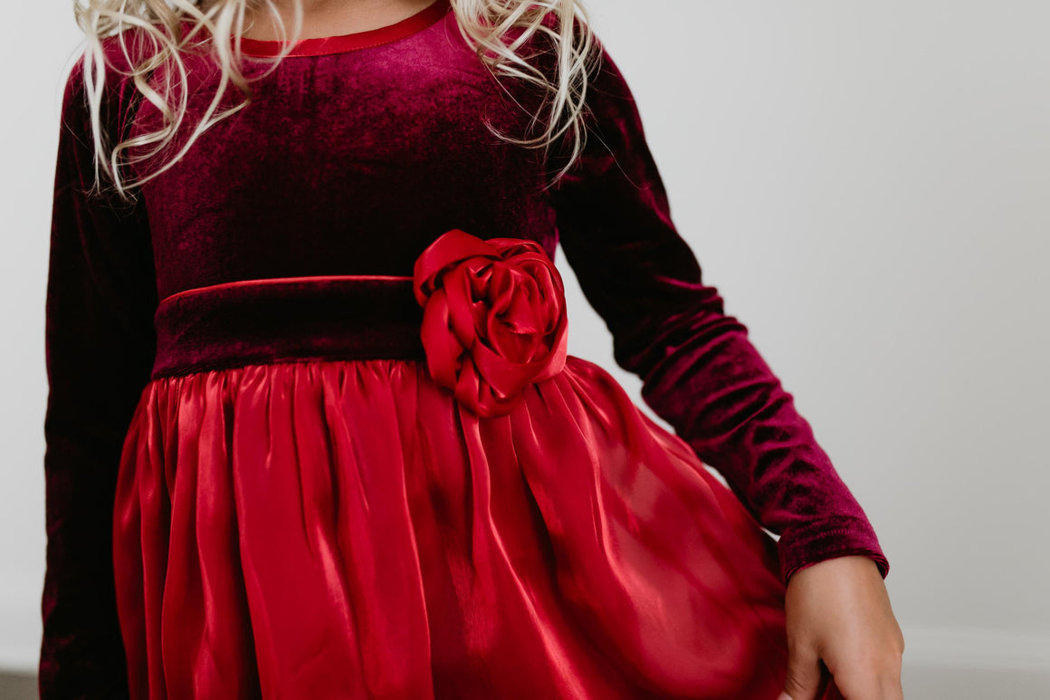 Red Velvet Dress