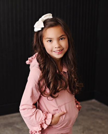 Blush Pink Hooded Set