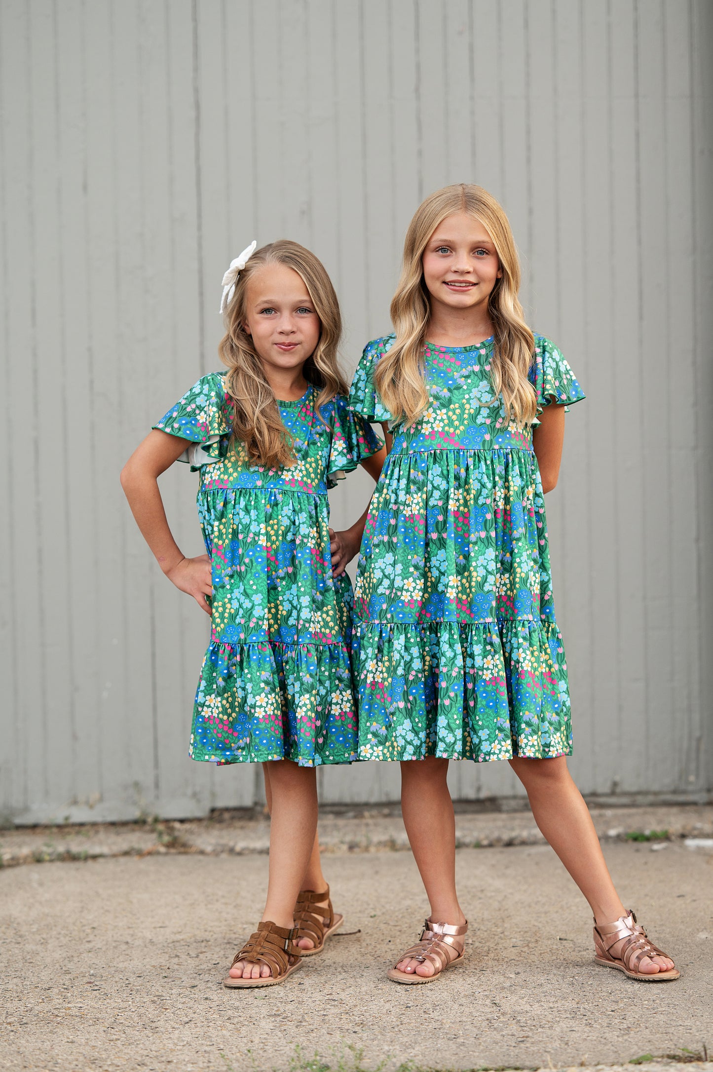 Emmy Green Floral Dress