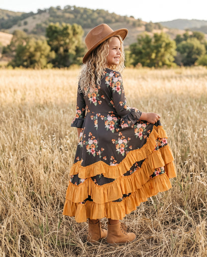 Fall Ruffles Dress
