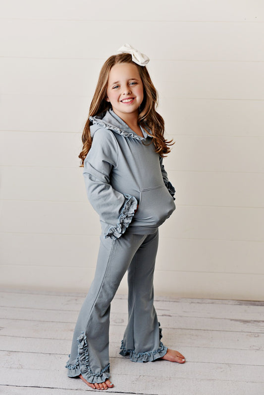 Gray Hooded Set