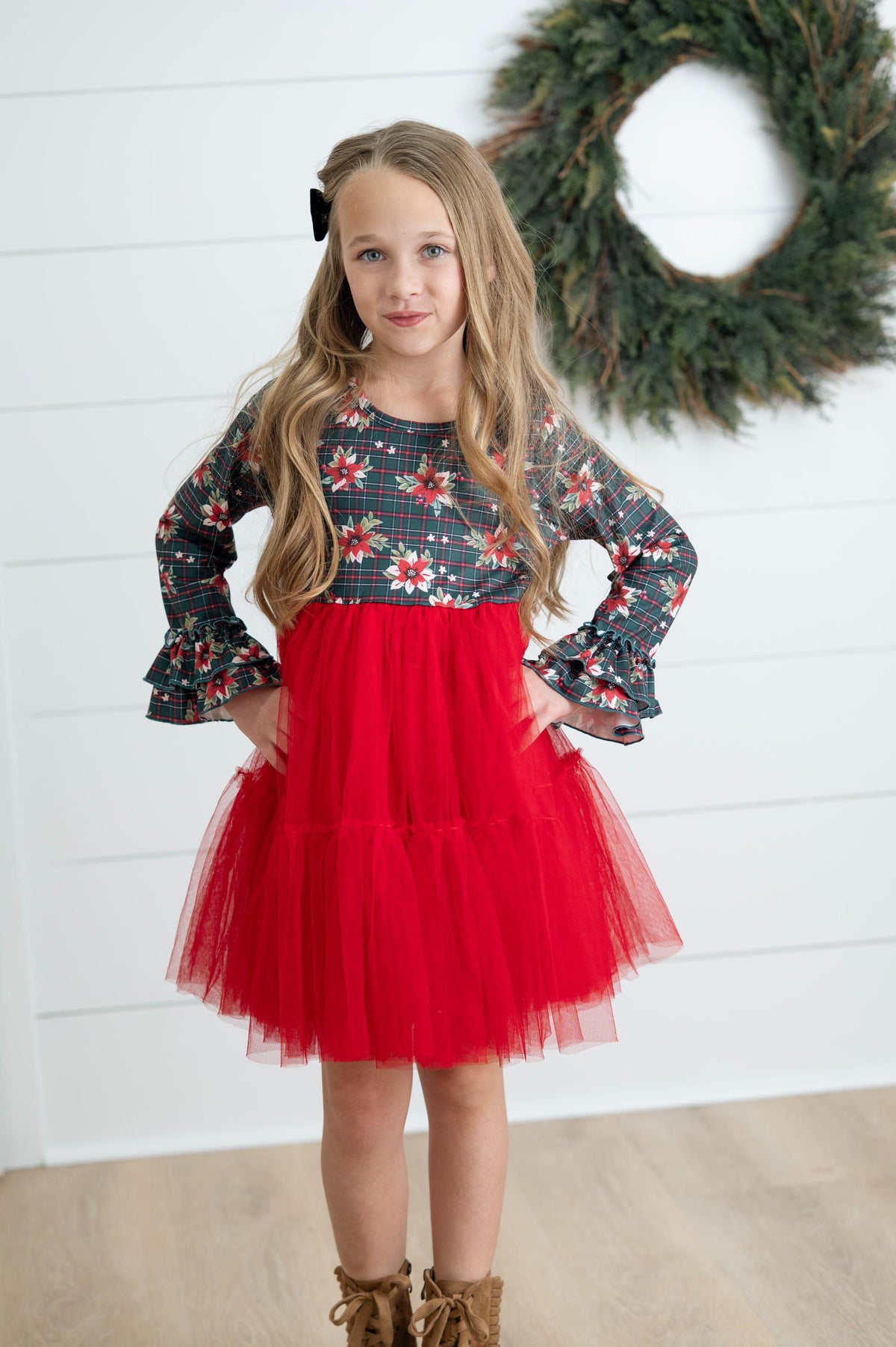 Izzie Red Christmas Dress