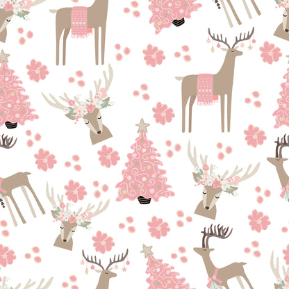 Pink Deer Lounge Play Gown