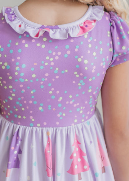 Purple Tree Lounge Gown