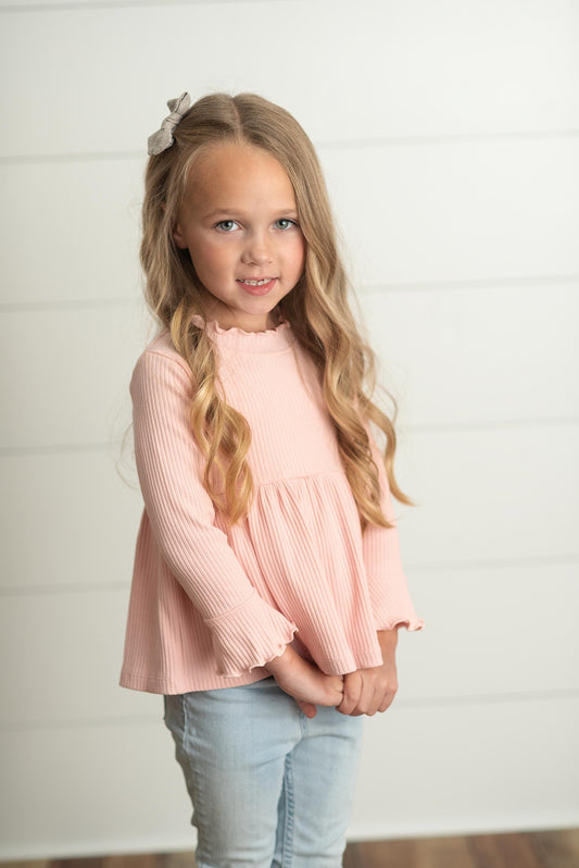 Ribbed Blush Shirt