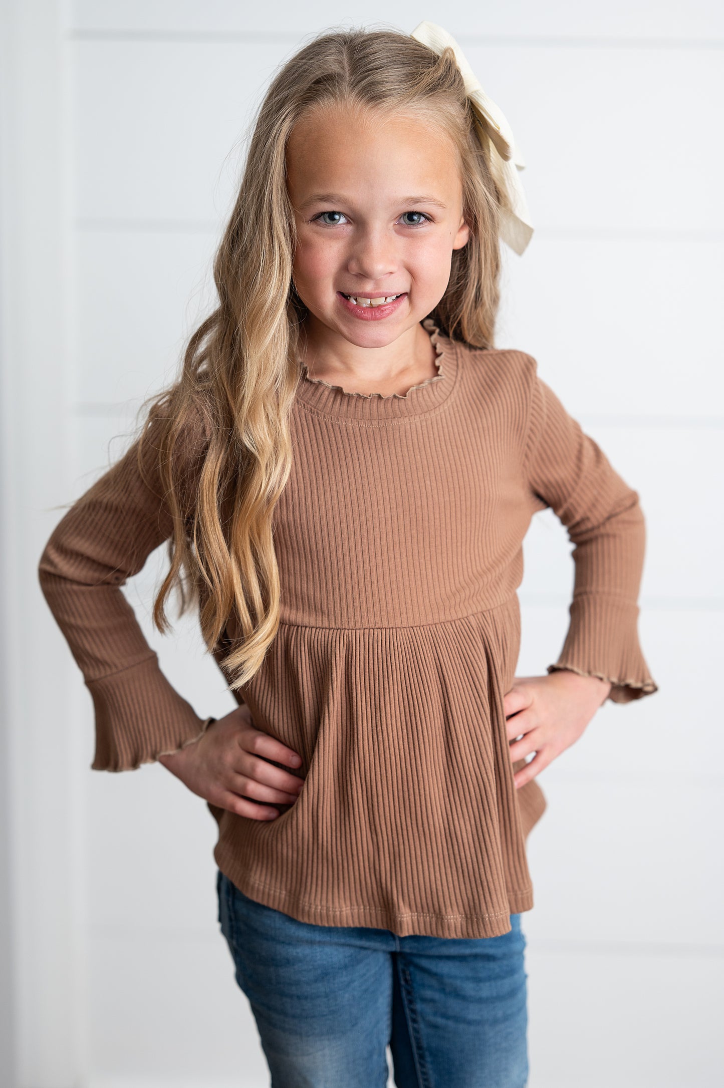 Toffee Ribbed Shirt