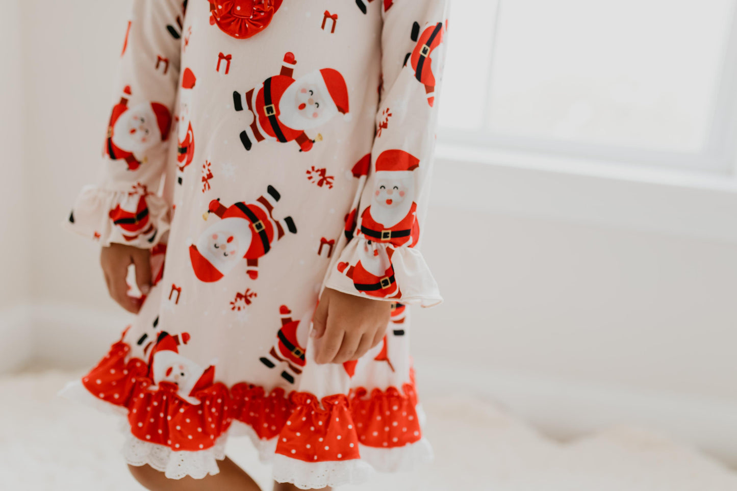 Red Santa Lounge Play Gown