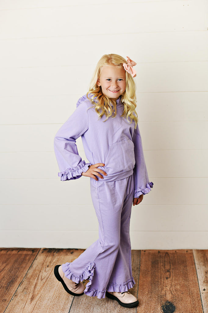Lilac Hooded Set