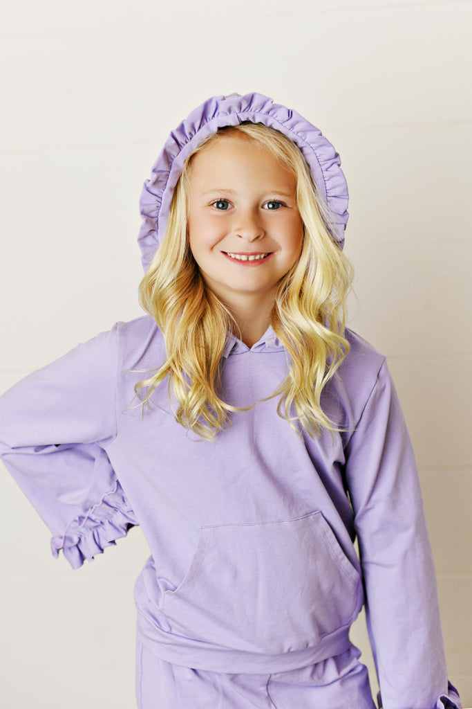 Lilac Hooded Set