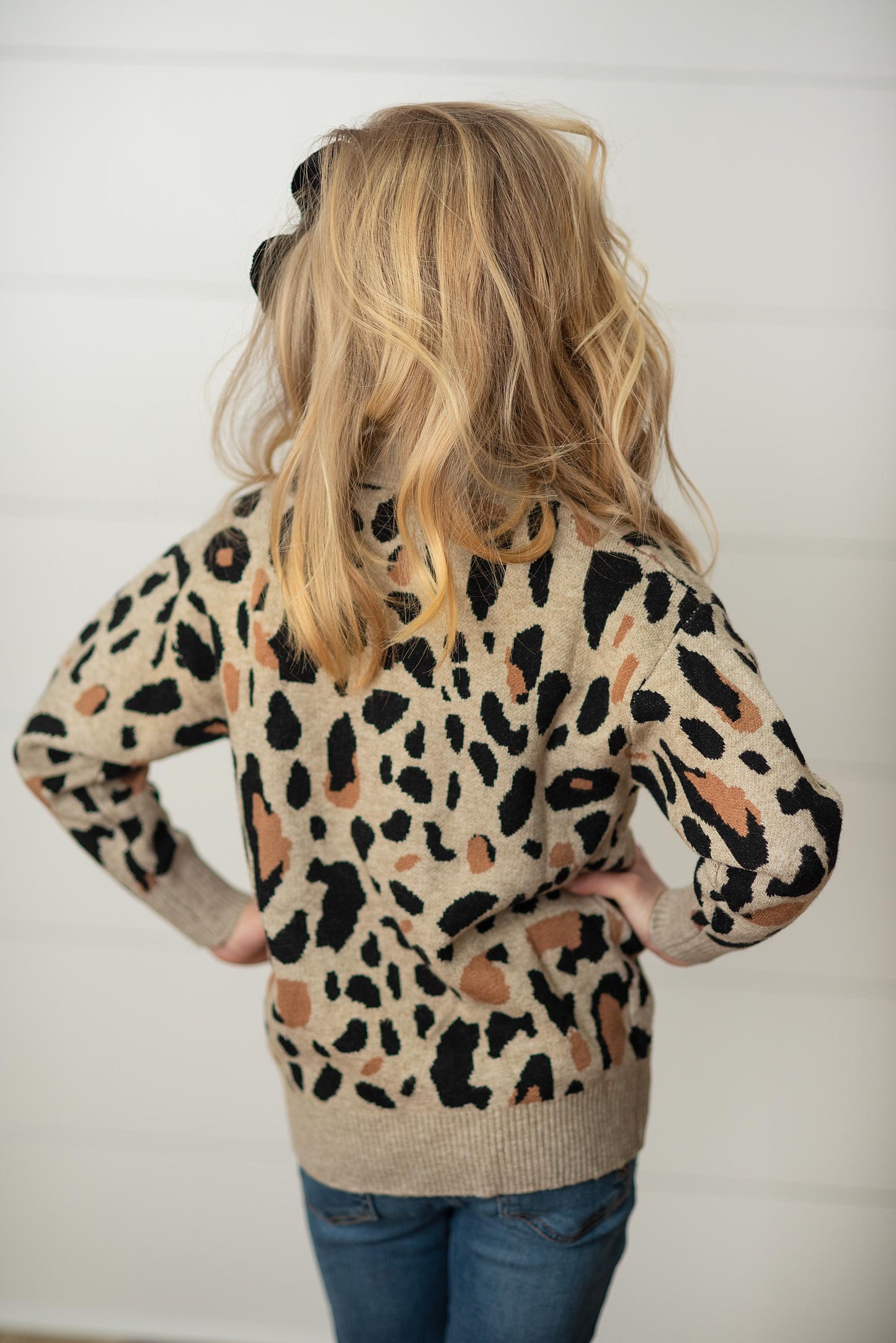 Leopard Button Sweater