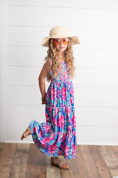 Tropical Tiered Dress
