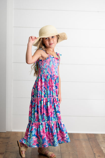 Tropical Tiered Dress