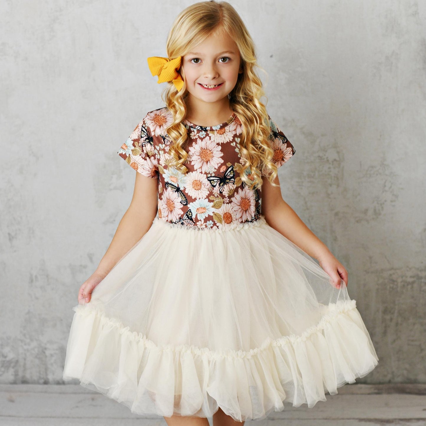 Ecru Tulle Dress