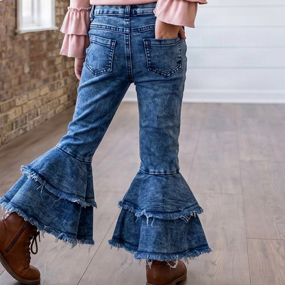 Urban Belle Ruffle Denim Jeans
