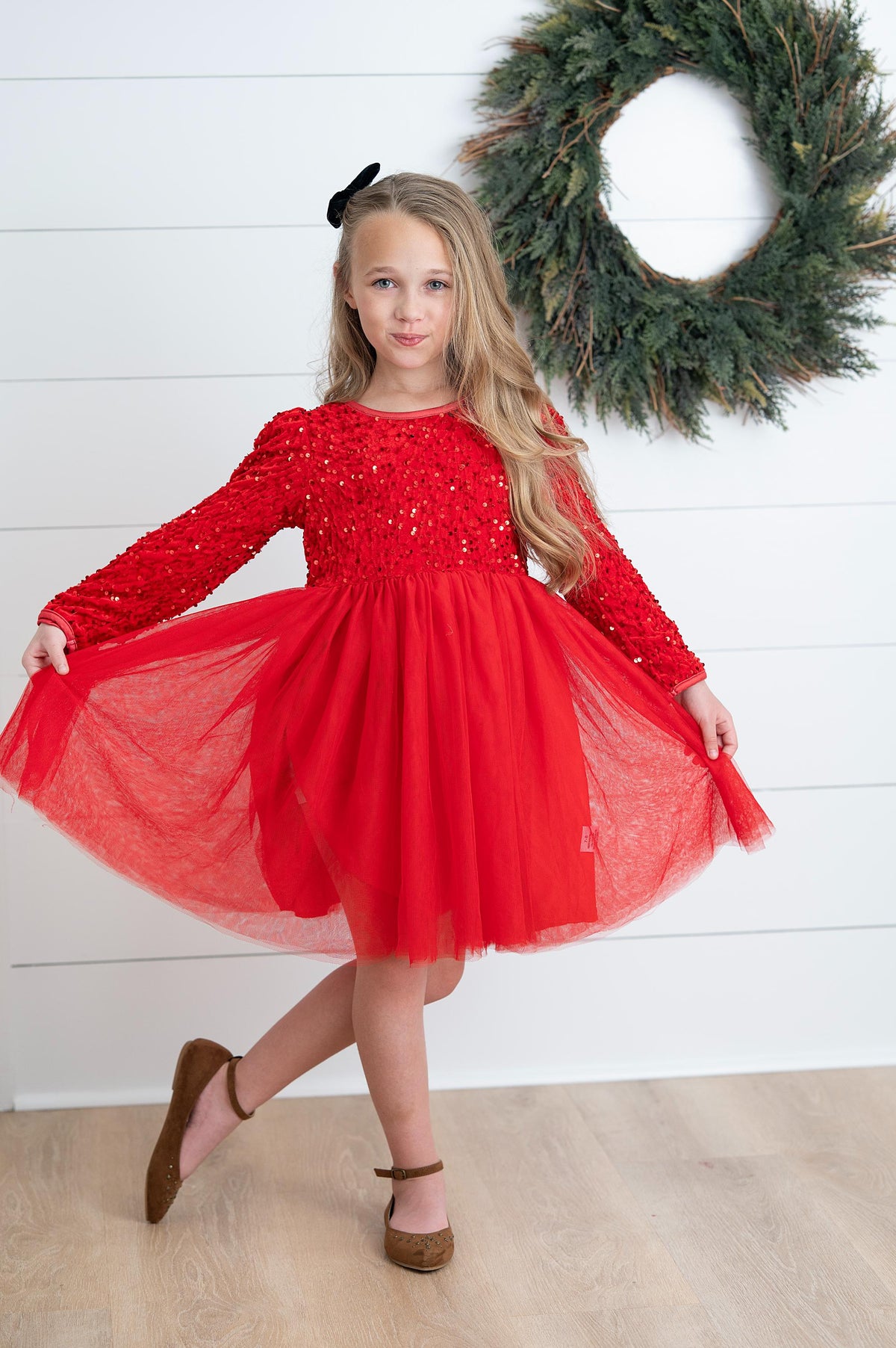 Victoria Red Sequin Dress