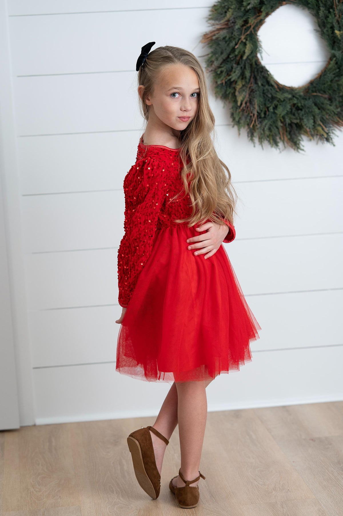 Victoria Red Sequin Dress