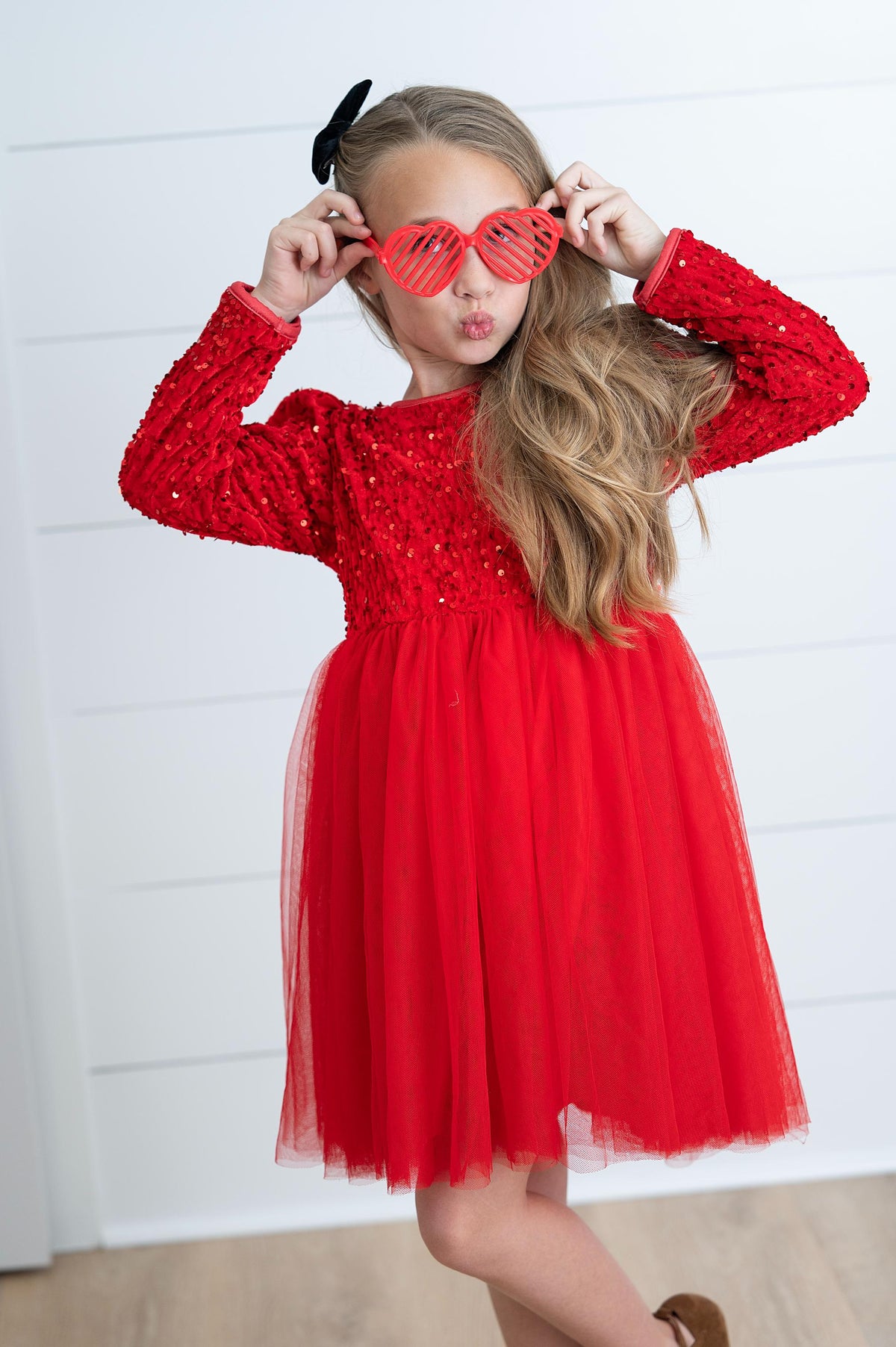 Victoria Red Sequin Dress