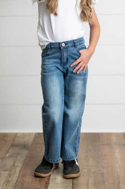 Wide Leg Denim Pant