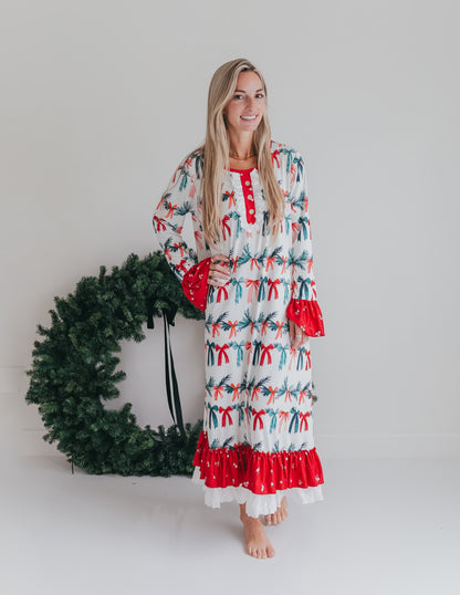 Women's Holly Bow Lounge Gown