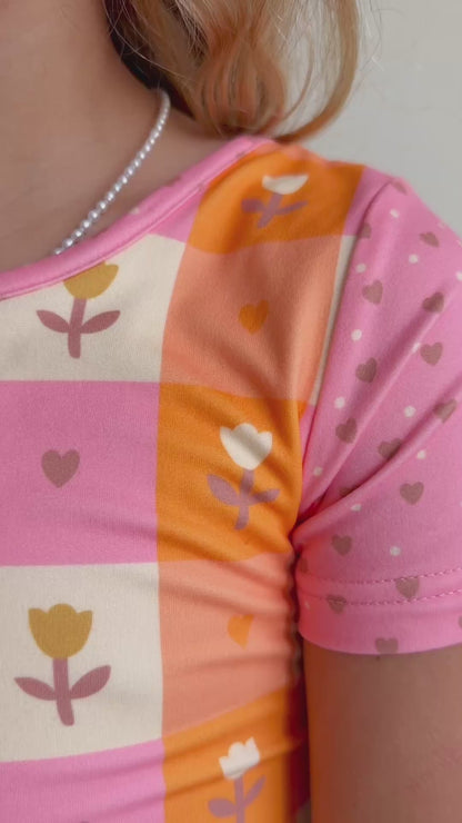 Bright Smiley Shortie Leotard