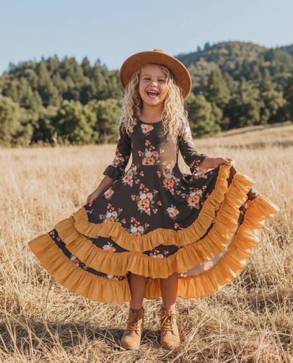 Fall Ruffles Dress