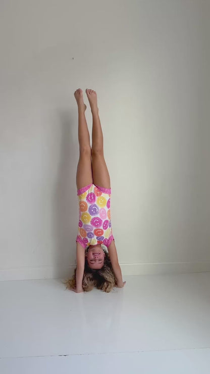 Bright Smiley Shortie Leotard