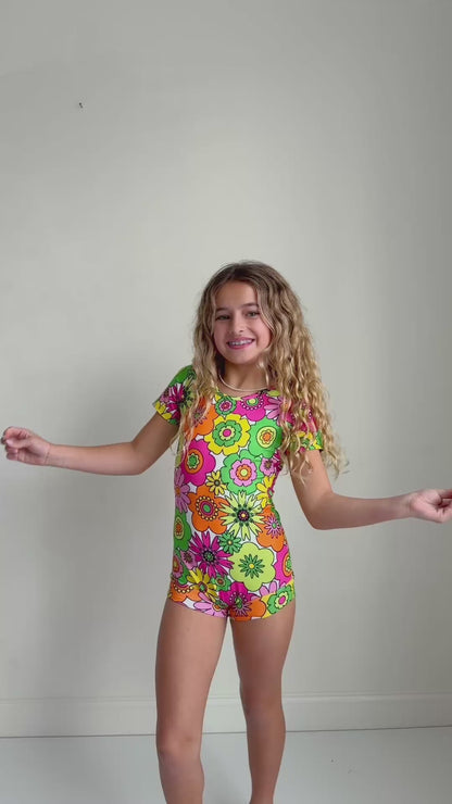 Bright Modern Shortie Leotard